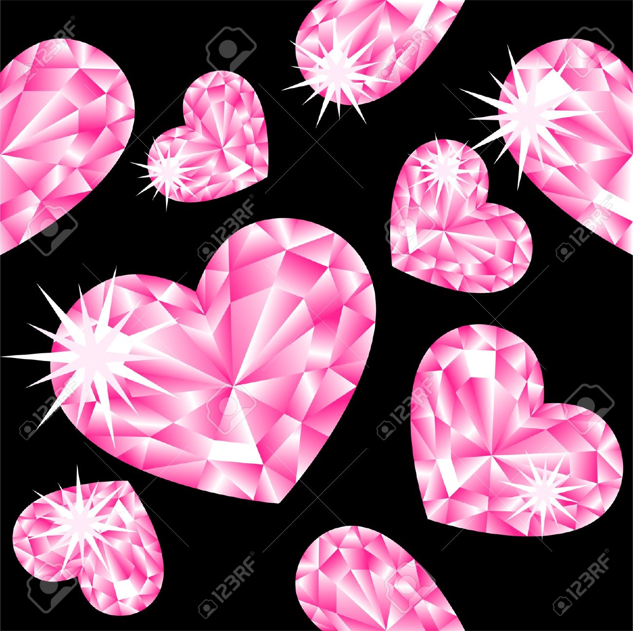 Diamonds Pink black background pictures photos Diamonds Pink black background pictures photos