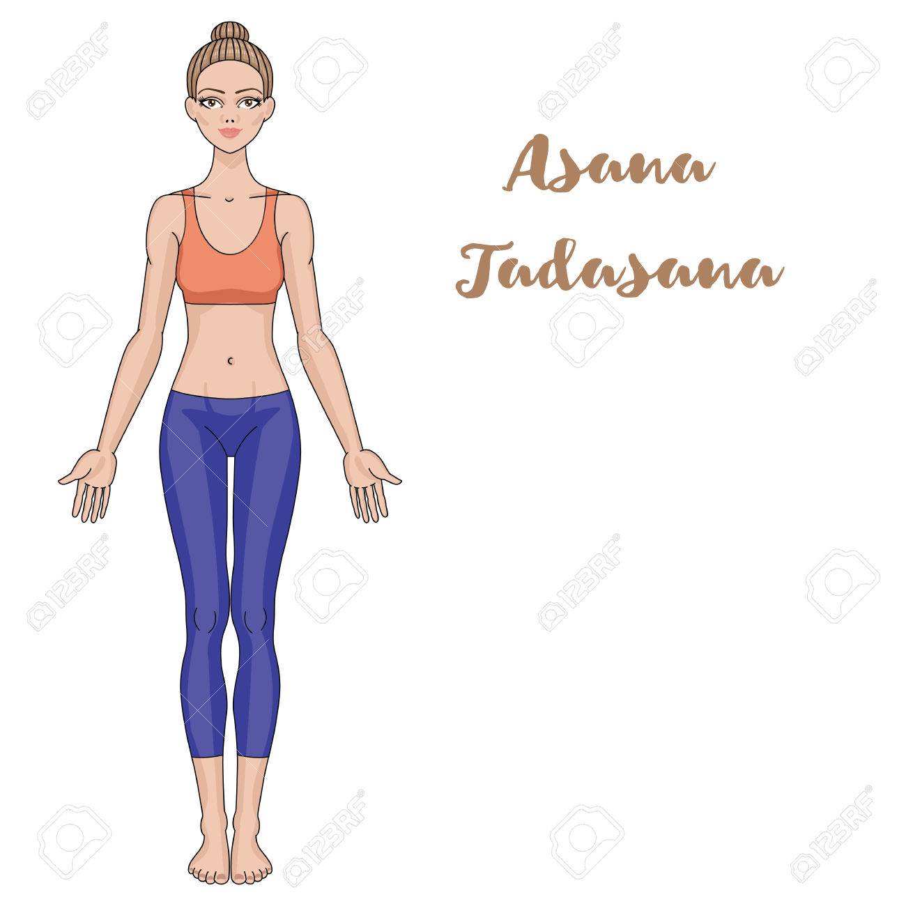 Mountain Pose Illustration Mountain Pose Illustration