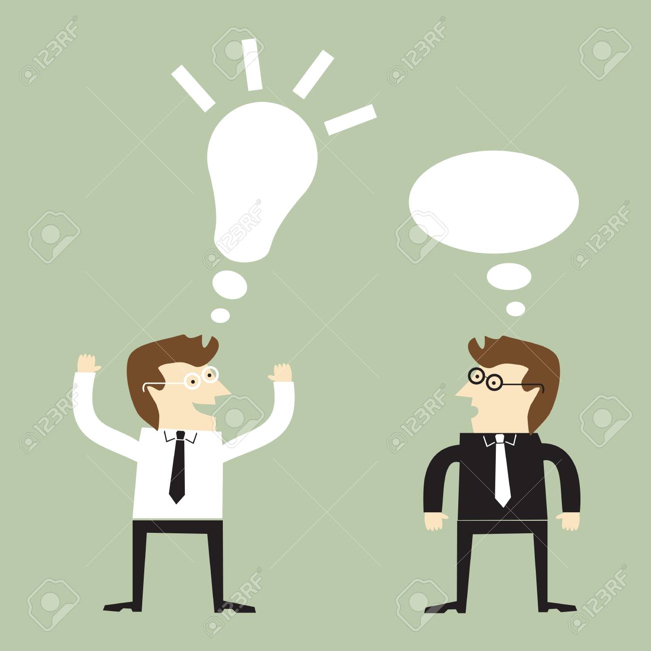 Think different, vector illustration - 26529933 Think different, vector illustration - 26529933