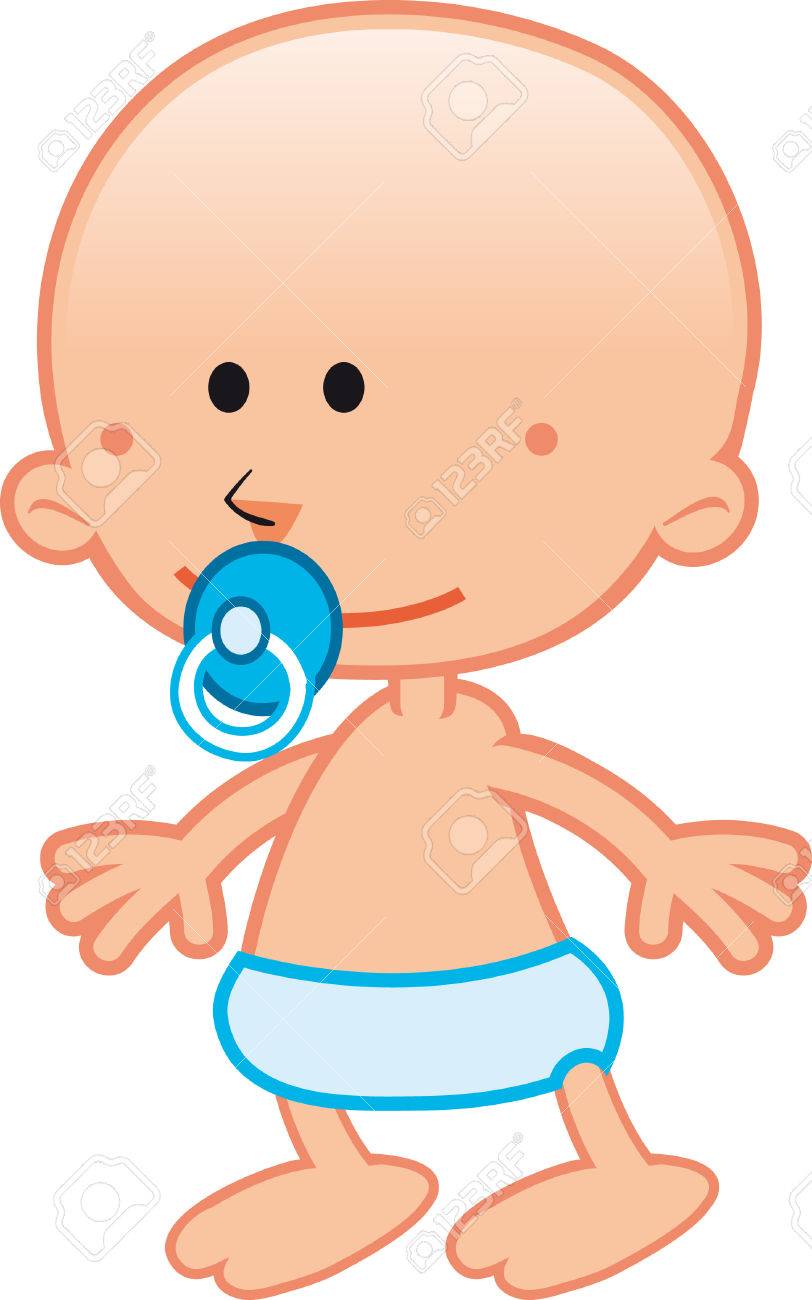 この赤ちゃんは おしゃぶりと幸せそうに見える赤ちゃん子おしゃぶりデザインの巨大なコレクションをここではのイラスト素材 ベクタ Image