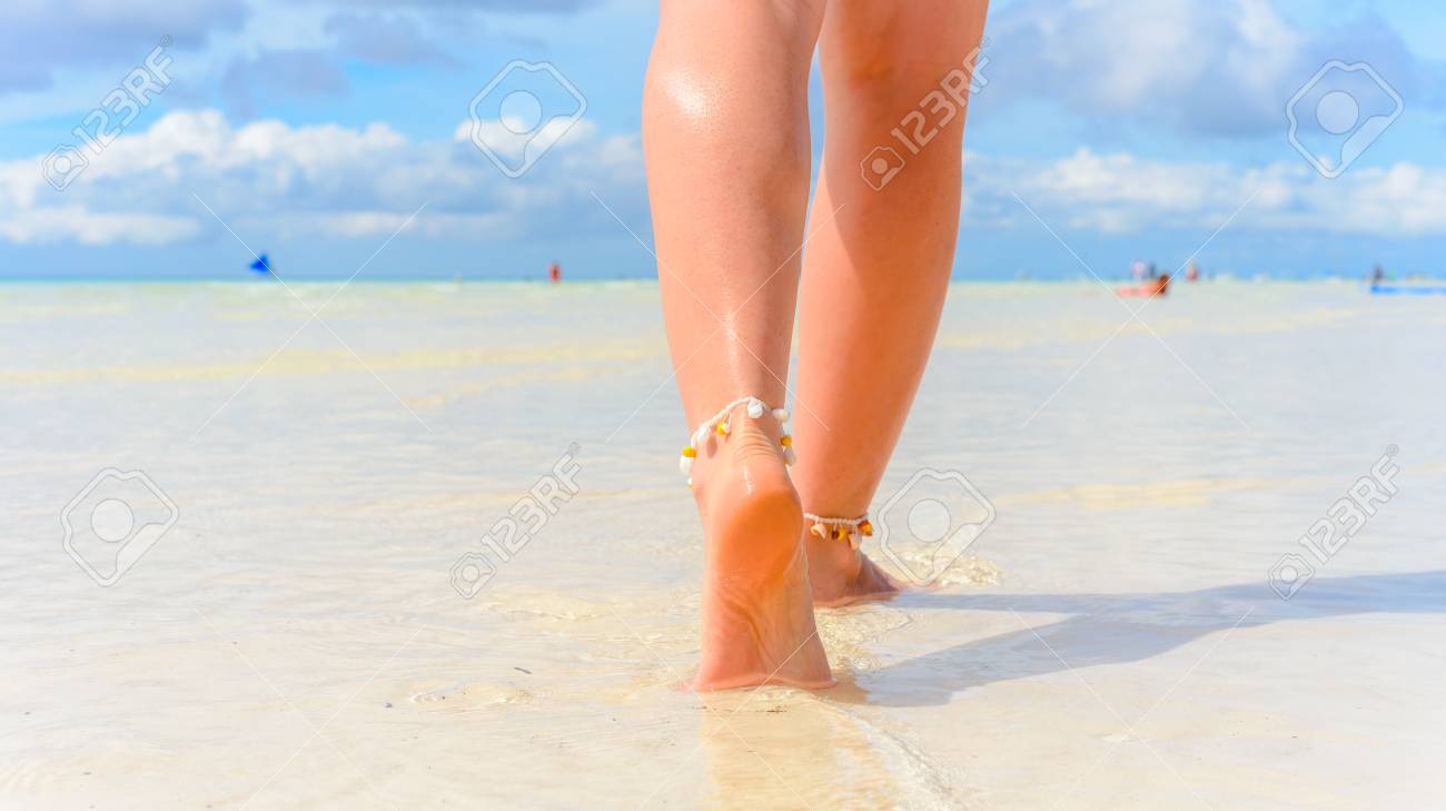 Sexy Legs On Tropical Sand Beach Walking Female Feet Closeup Stock Photo 99468720 Sexy Legs On Tropical Sand Beach Walking Female Feet Closeup Stock Photo 99468720
