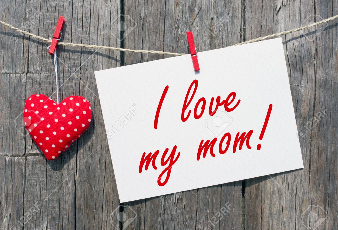 私のお母さんを愛してください の写真素材 画像素材 Image