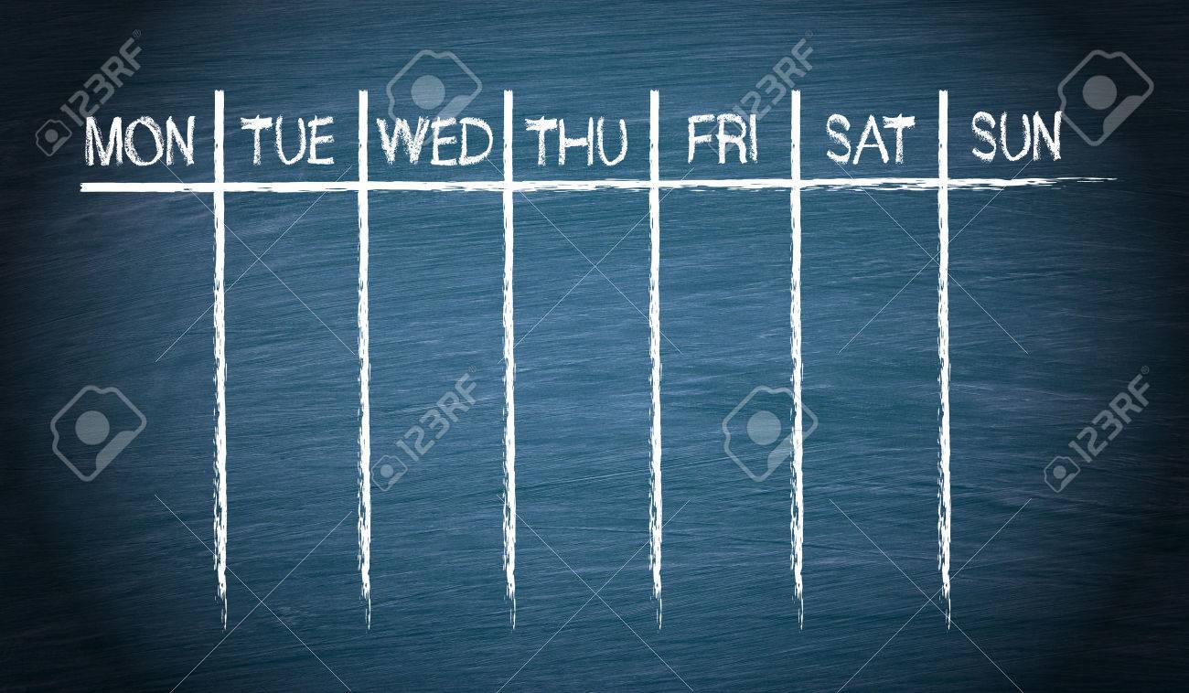 blue chalkboard