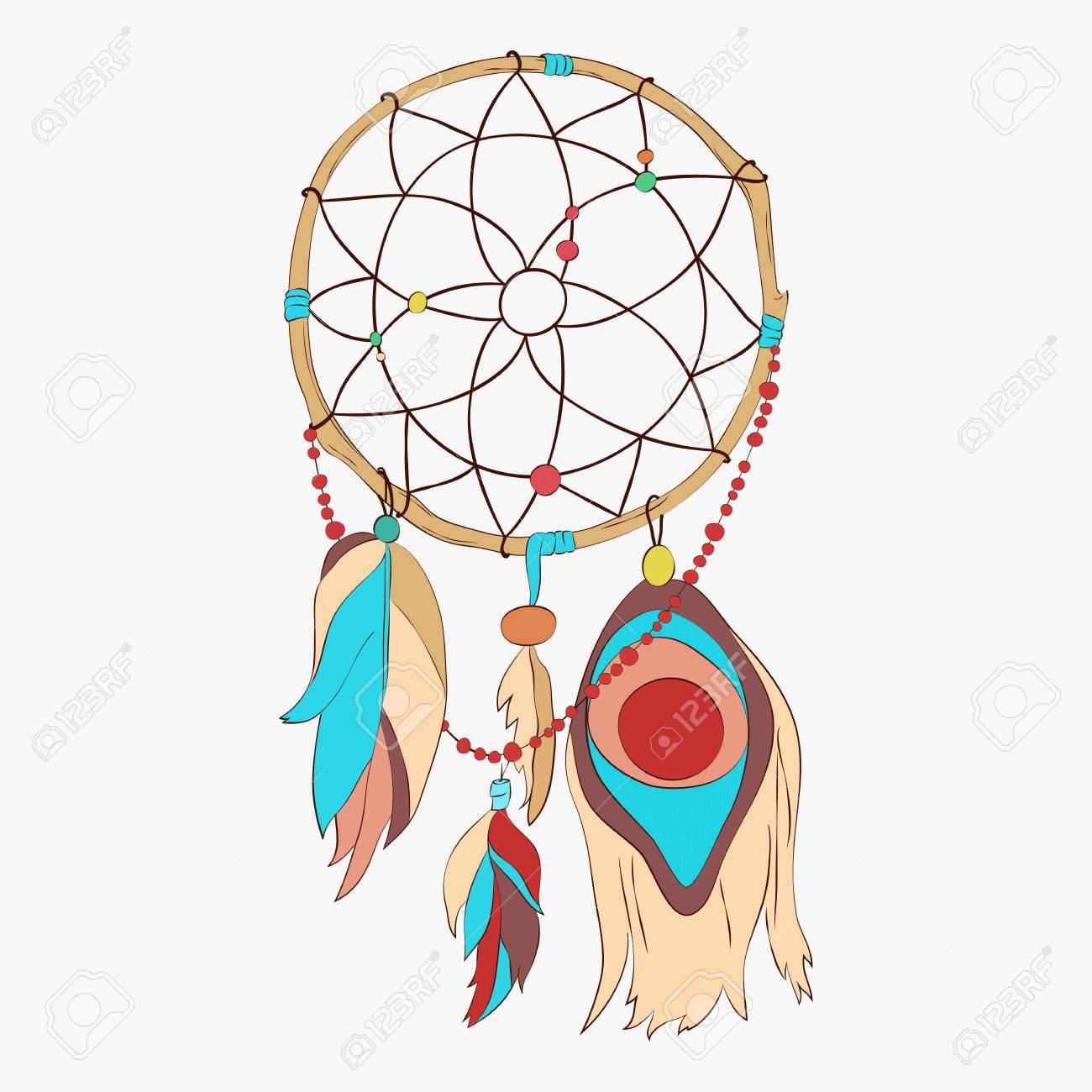 Magical dreamcatcher with sacred feathers to catch dreams pictogram icon abstract vector illustration. Dream catcher with indian vector feather. - 58703724 Magical dreamcatcher with sacred feathers to catch dreams pictogram icon abstract vector illustration. Dream catcher with indian vector feather. - 58703724