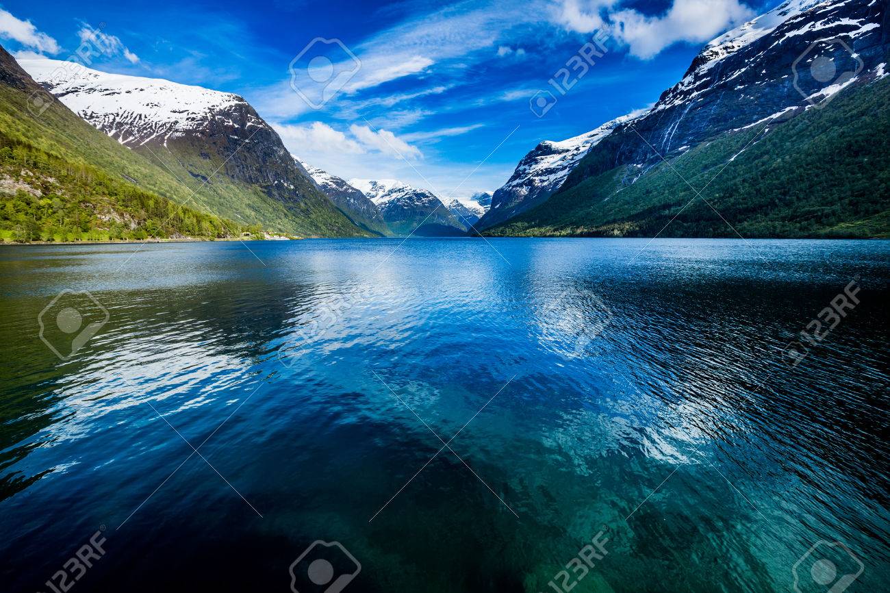 Beautiful Nature Norway natural landscape. - 54767672 Beautiful Nature Norway natural landscape. - 54767672
