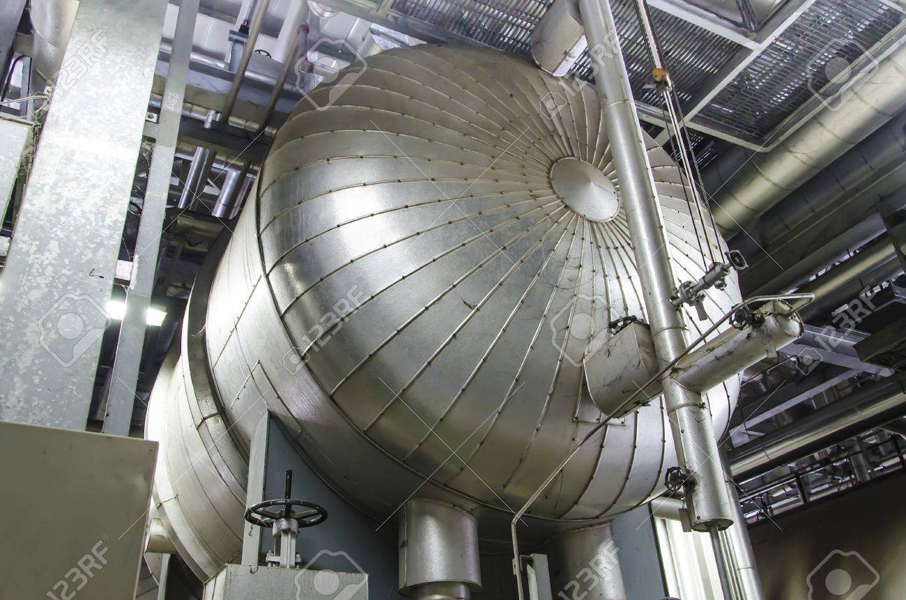 Steam Boiler For Power Plant Stock Photo, Picture And Royalty Free ...