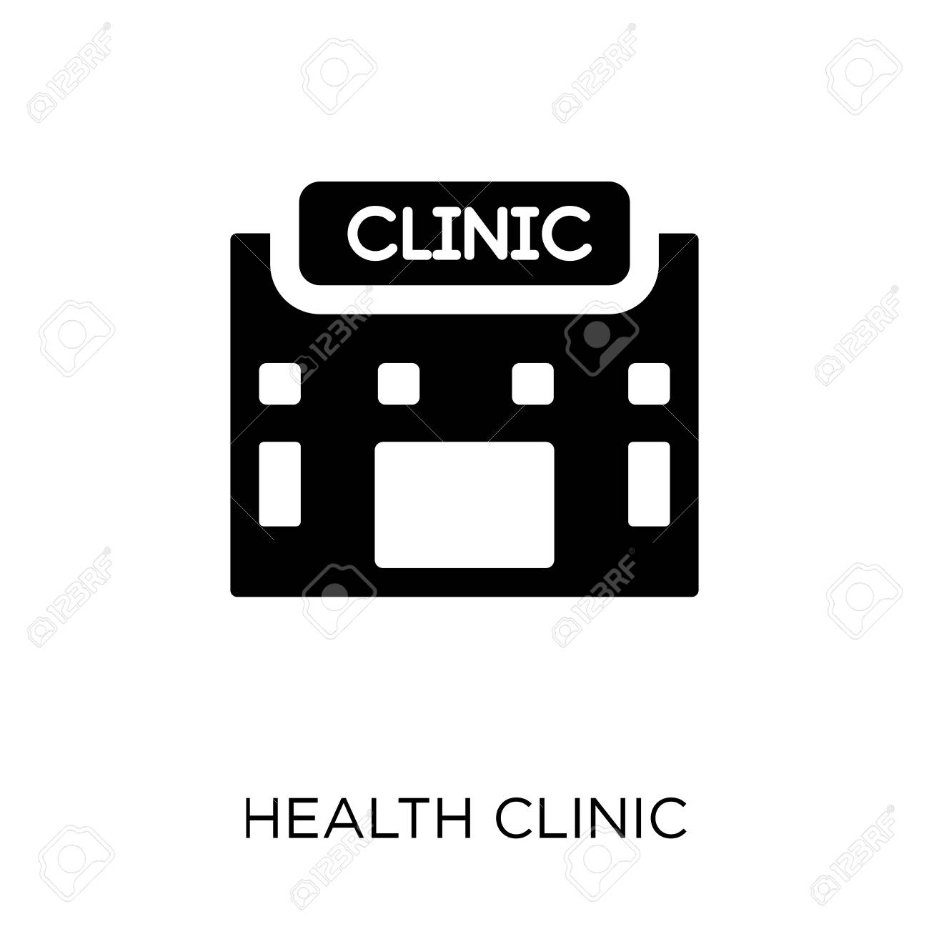 health clinic icon health