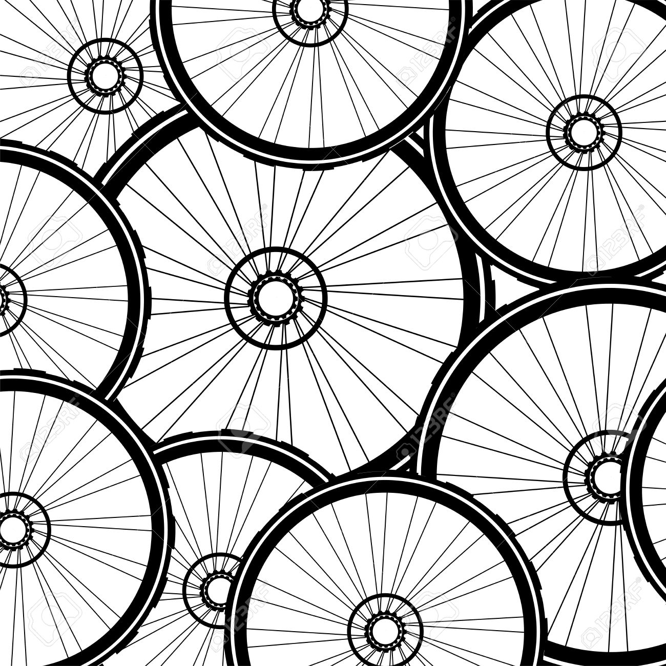 bicycle with wheels