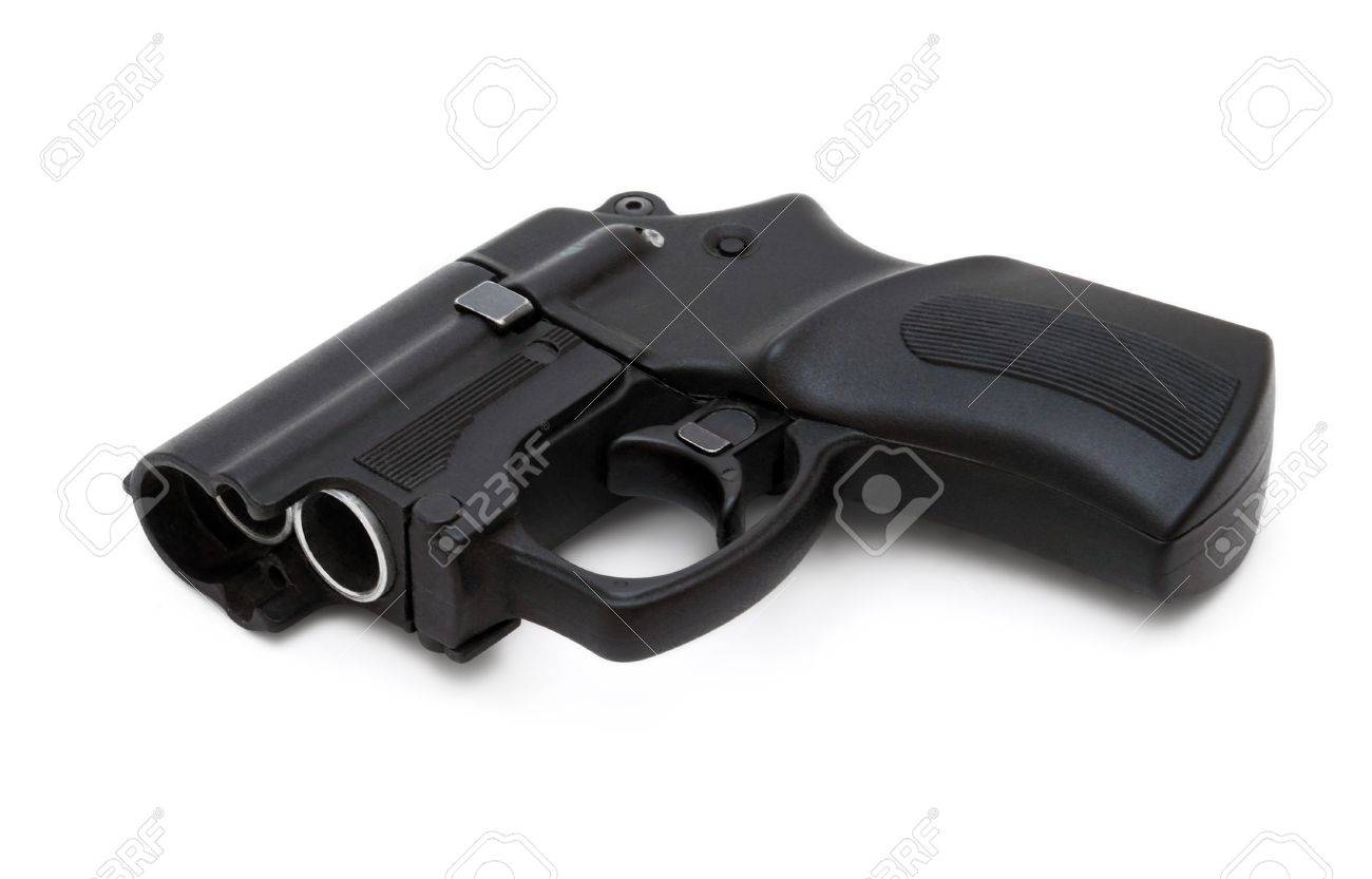 白で隔離されるゴム弾と非致死的外傷性拳銃自己防衛します の写真素材 画像素材 Image 白で隔離されるゴム弾と非致死的外傷性拳銃自己防衛します の写真素材 画像素材 Image