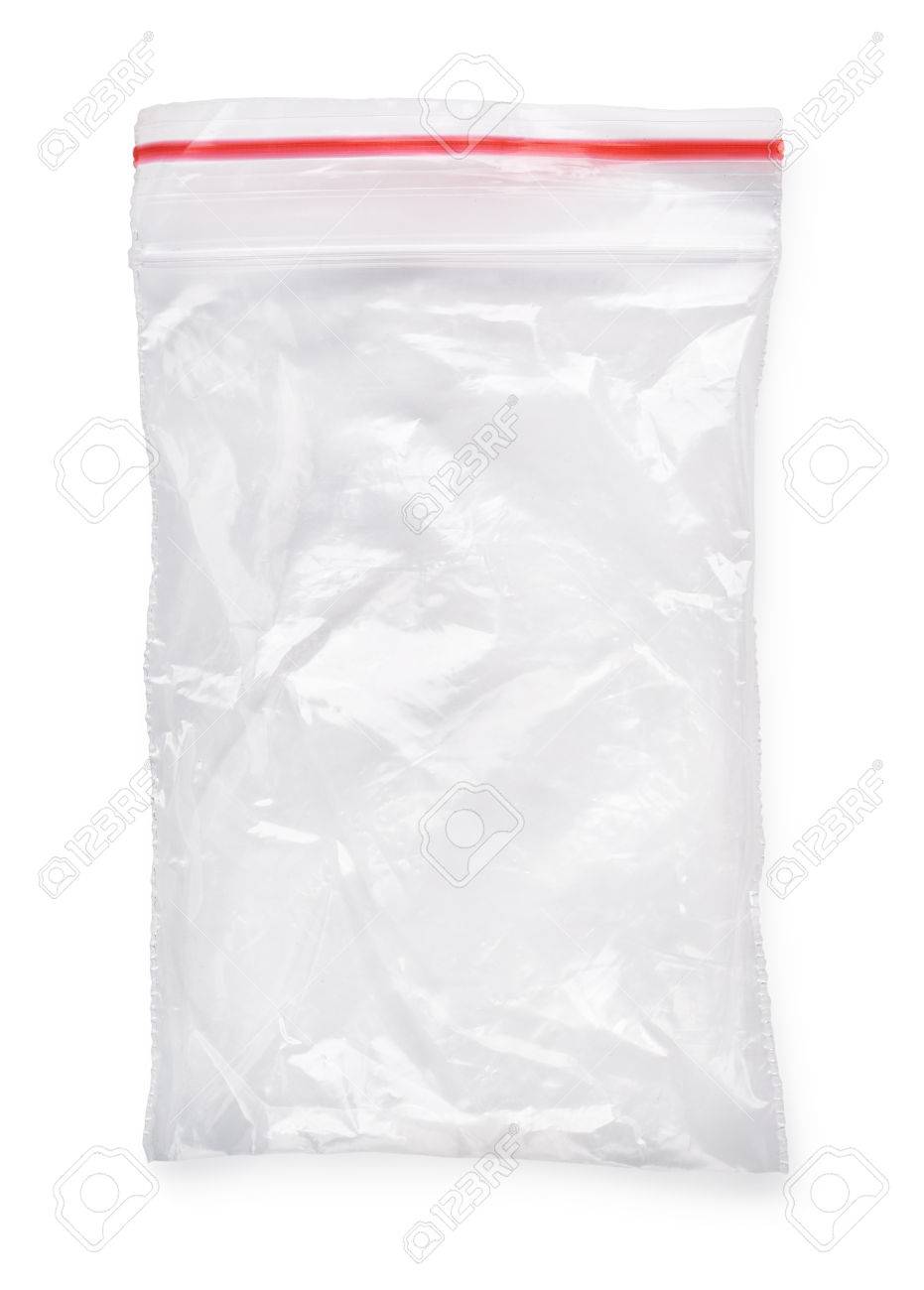 white zip lock bolsas