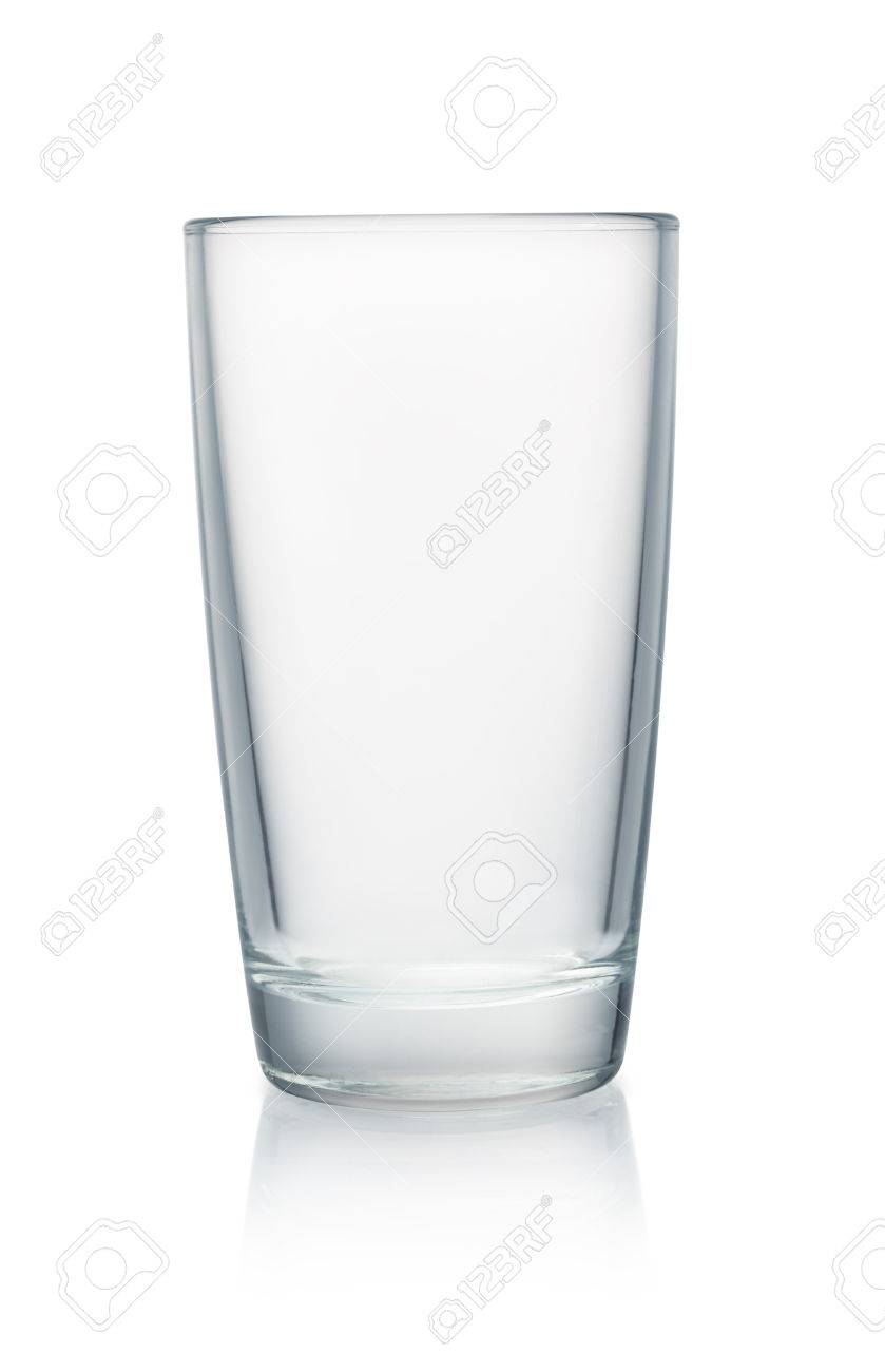 Empty glass isolated on white - 59337771 Empty glass isolated on white - 59337771