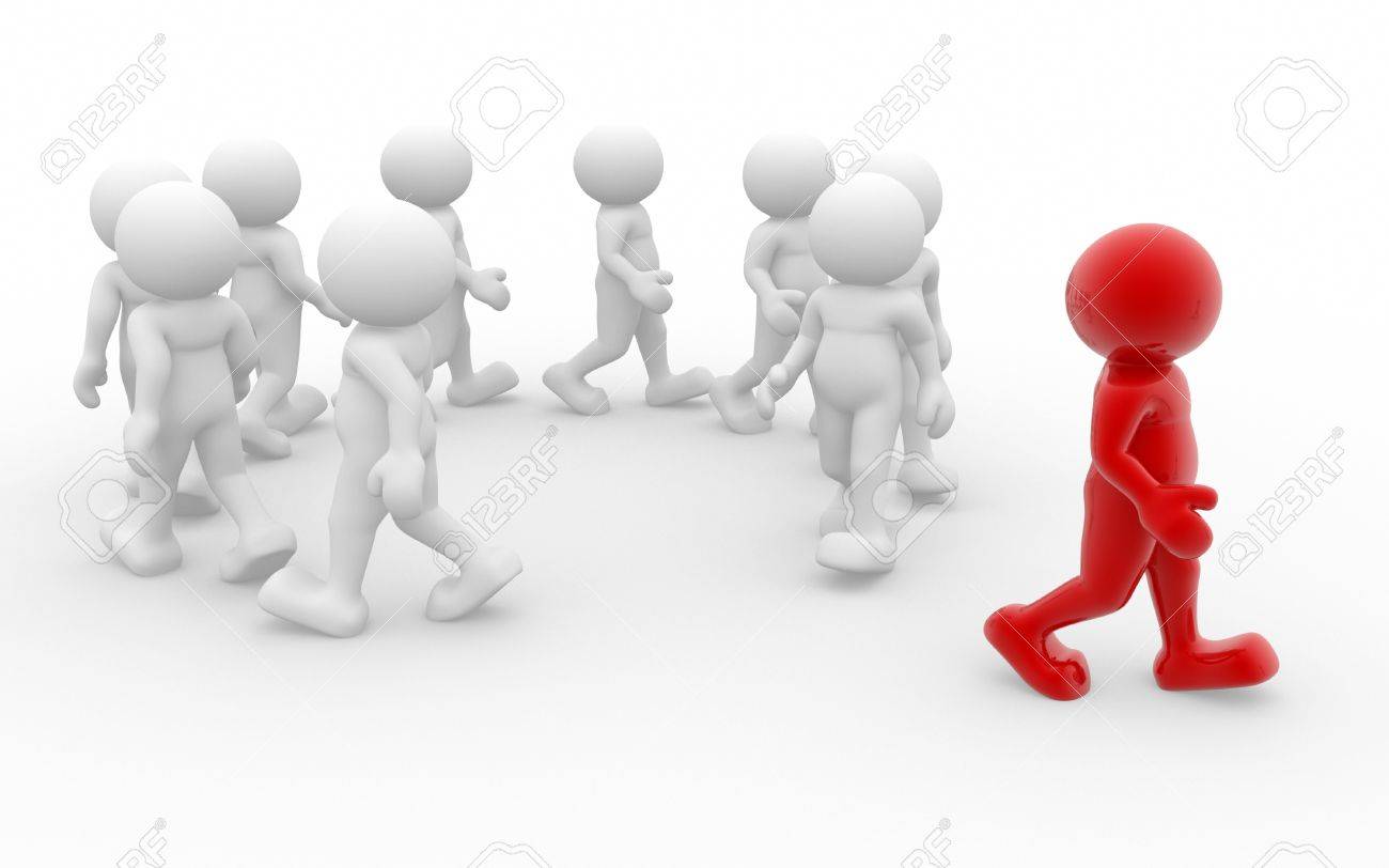 3 人のチームを放棄する これは 3 D レンダリング イラスト の写真素材 画像素材 Image