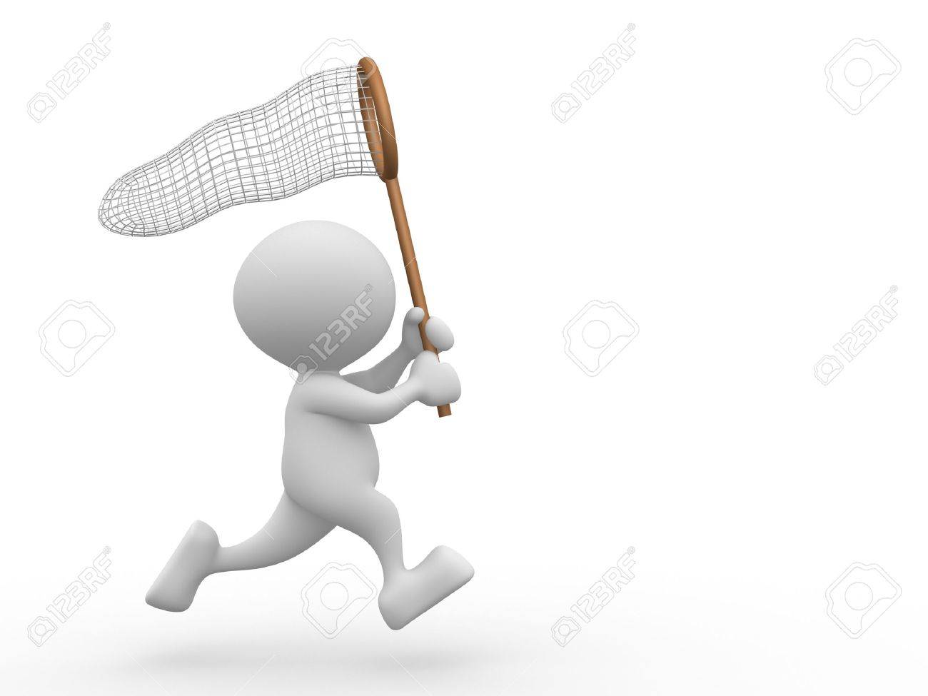 3 D の人々 人 人と虫取り網 の写真素材 画像素材 Image 14967156