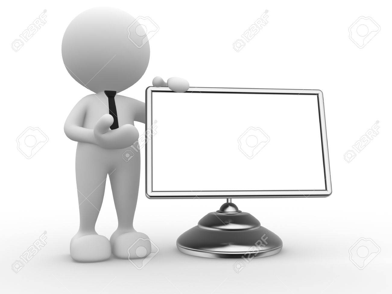 3d People - Man, Person With Browser Window. Online Order Stock Photo, Picture and Royalty Free Image. Image 25208923.