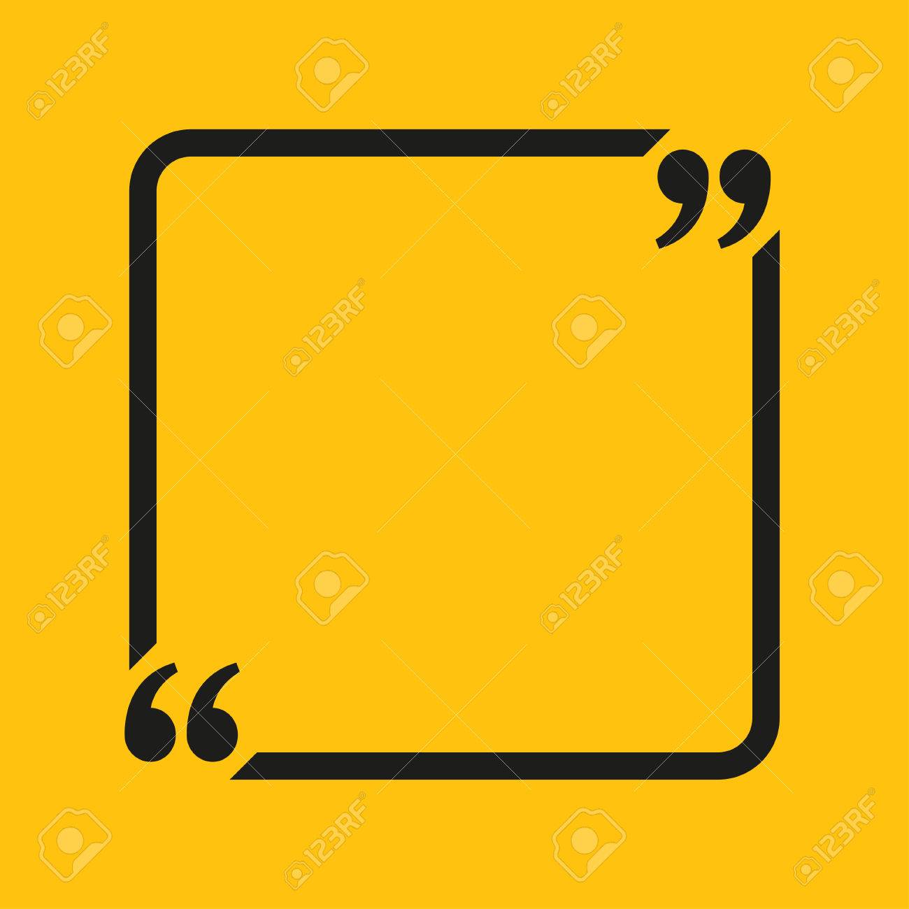 quote blank template quote square empty template heart business template paper