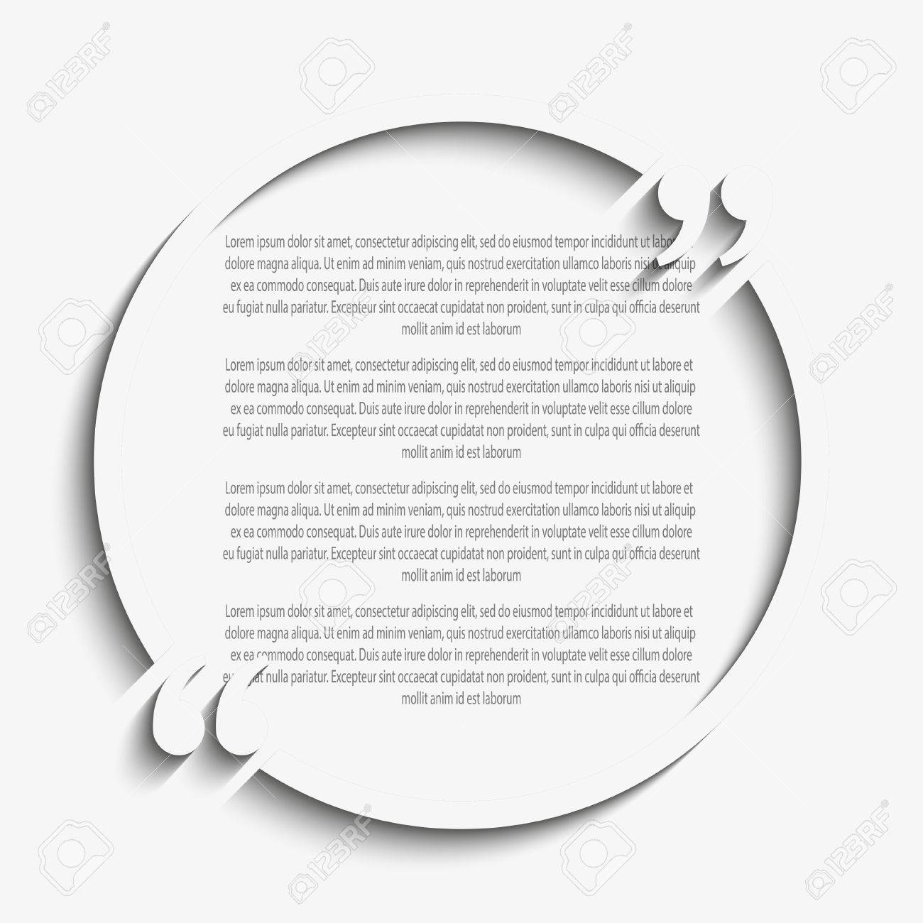 quote blank template quote circle empty template heart business