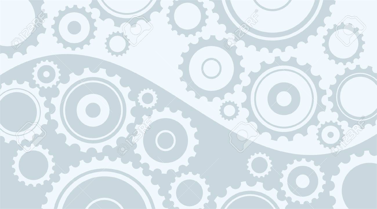 Horizontal Abstract Light Gray Background In Technical Style With Gear And Cogwheels Royalty Free Svg Cliparts Vectors And Stock Illustration Image