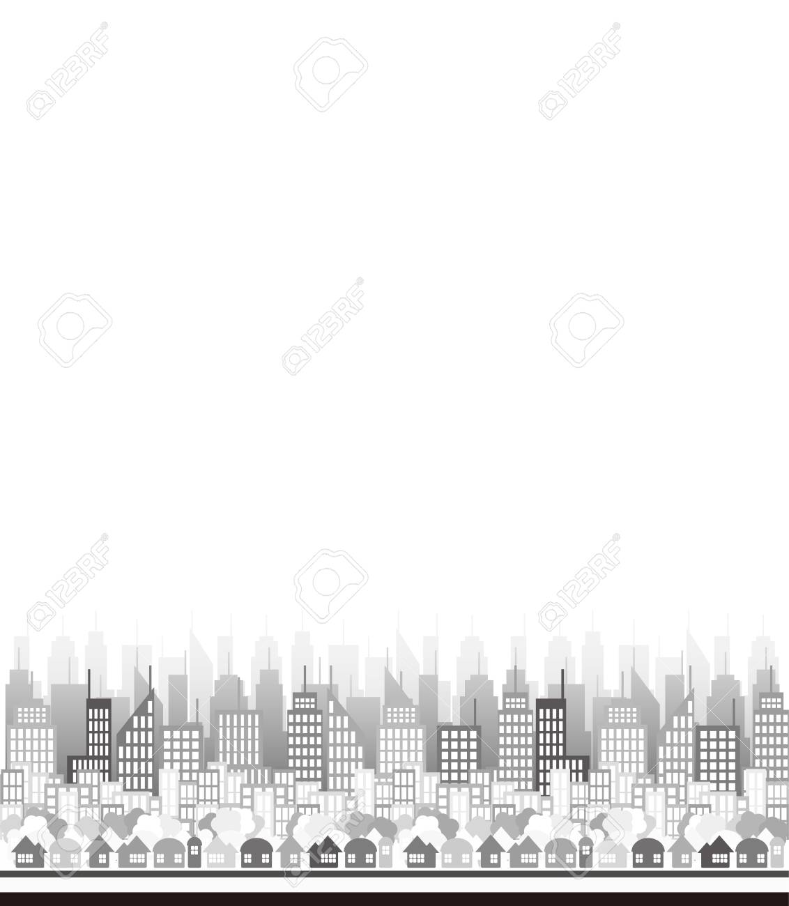 街並みのイラストです のイラスト素材 ベクタ Image