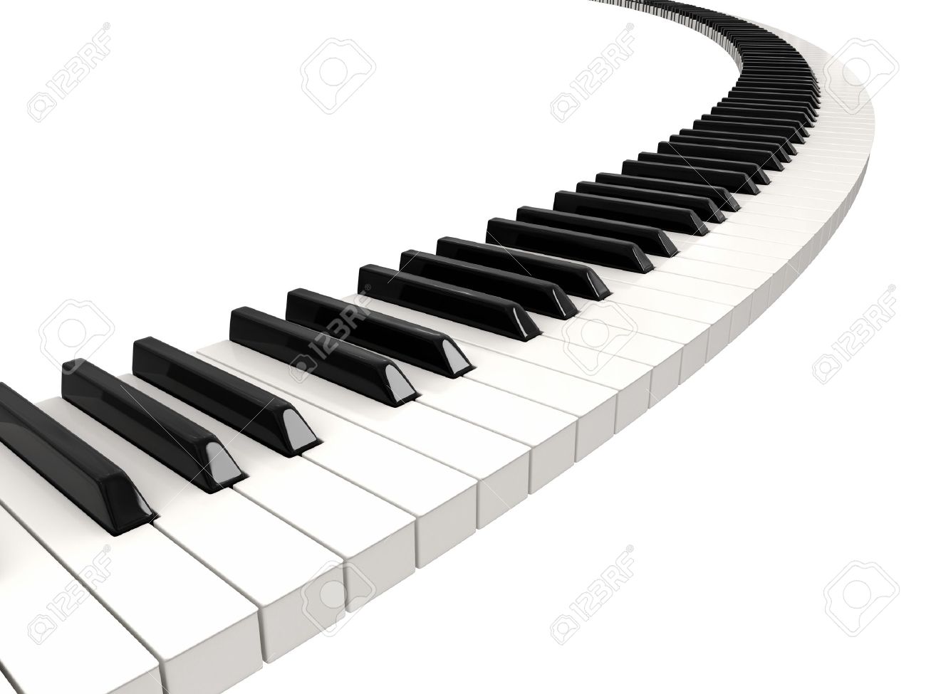 Piano keys stock photo 22106111