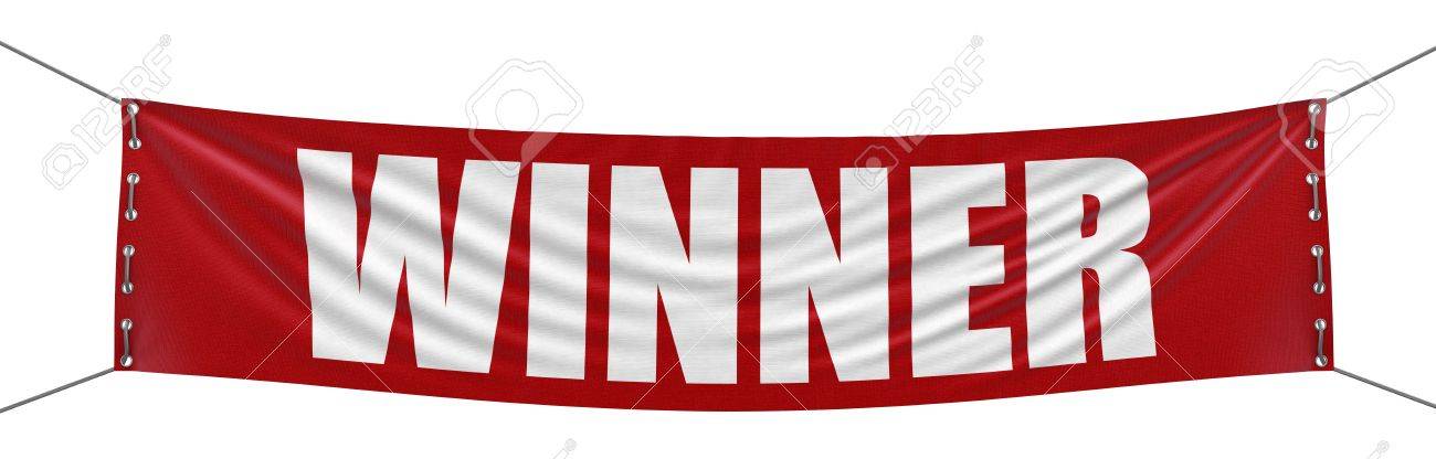 winner banner stock photo picture and royalty free image image