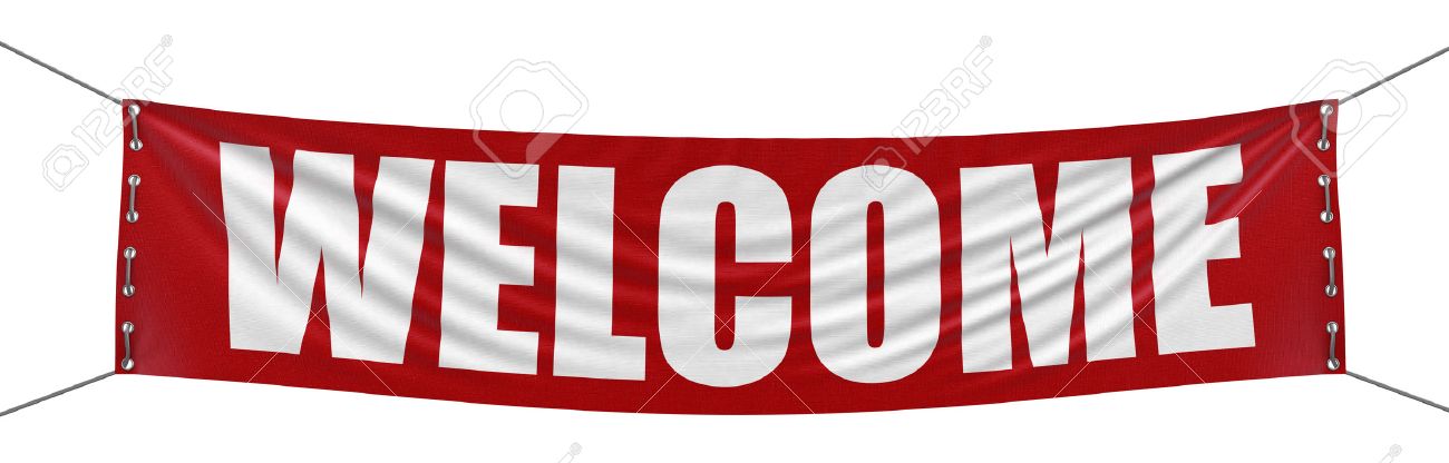 welcome banner