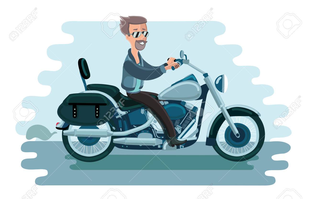 古い学校のアメリカン バイクに乗って男のベクトル イラストのイラスト素材 ベクタ Image 古い学校のアメリカン バイクに乗って男のベクトル イラストのイラスト素材 ベクタ Image