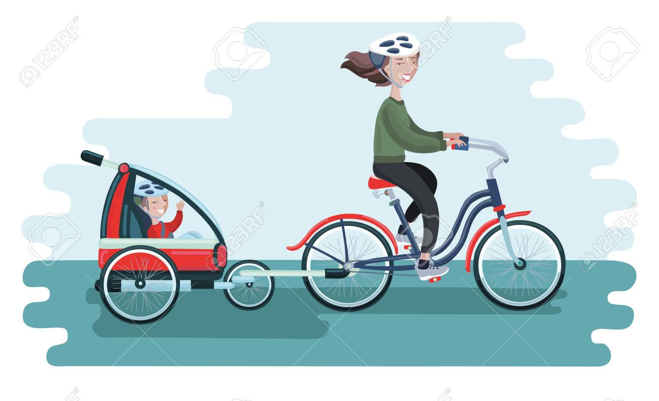 baby bike cartoon
