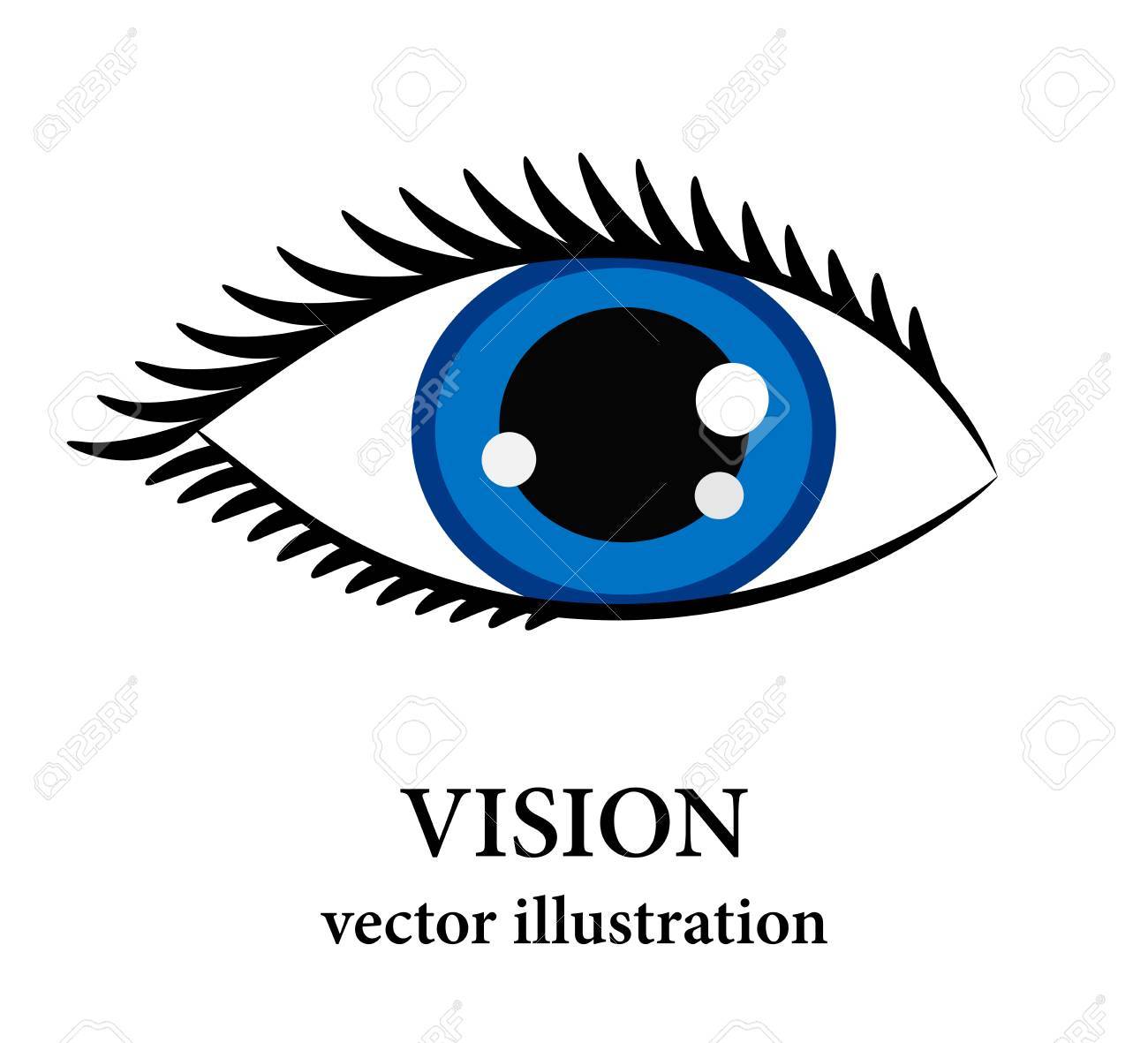 eye logo sketch isolated vector for ophthalmology royalty free eye logo