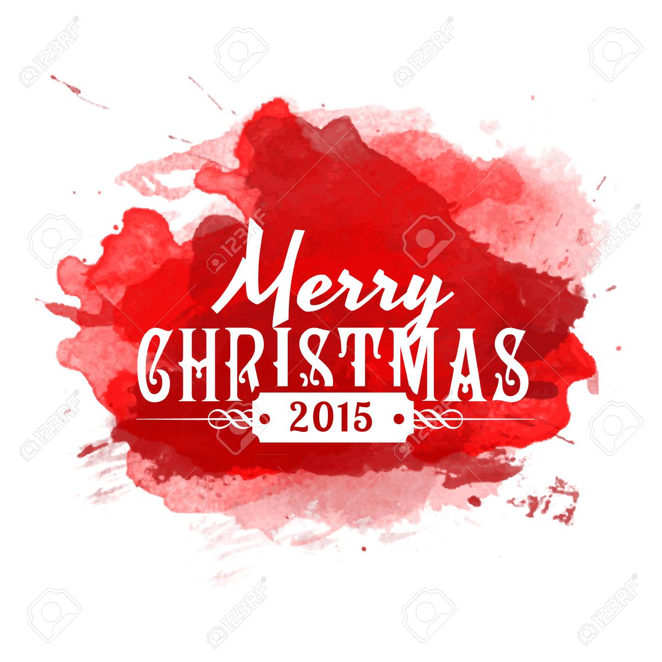 new year greeting card template merry christmas logo on red