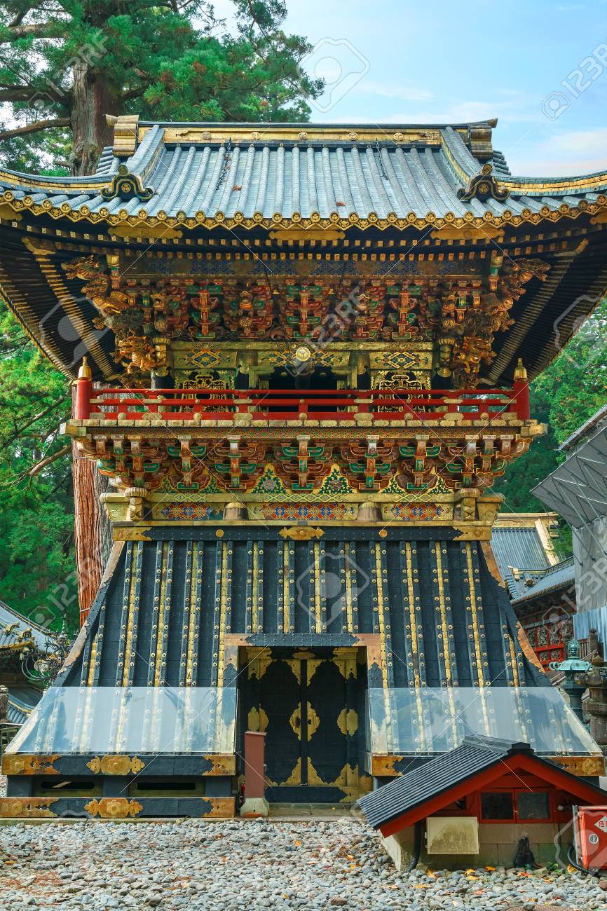 Shoro A Belfry In Front Of Yomeimon Gate Of Tosho Gu Shrine Stock Photo Picture And Royalty Free Image Image
