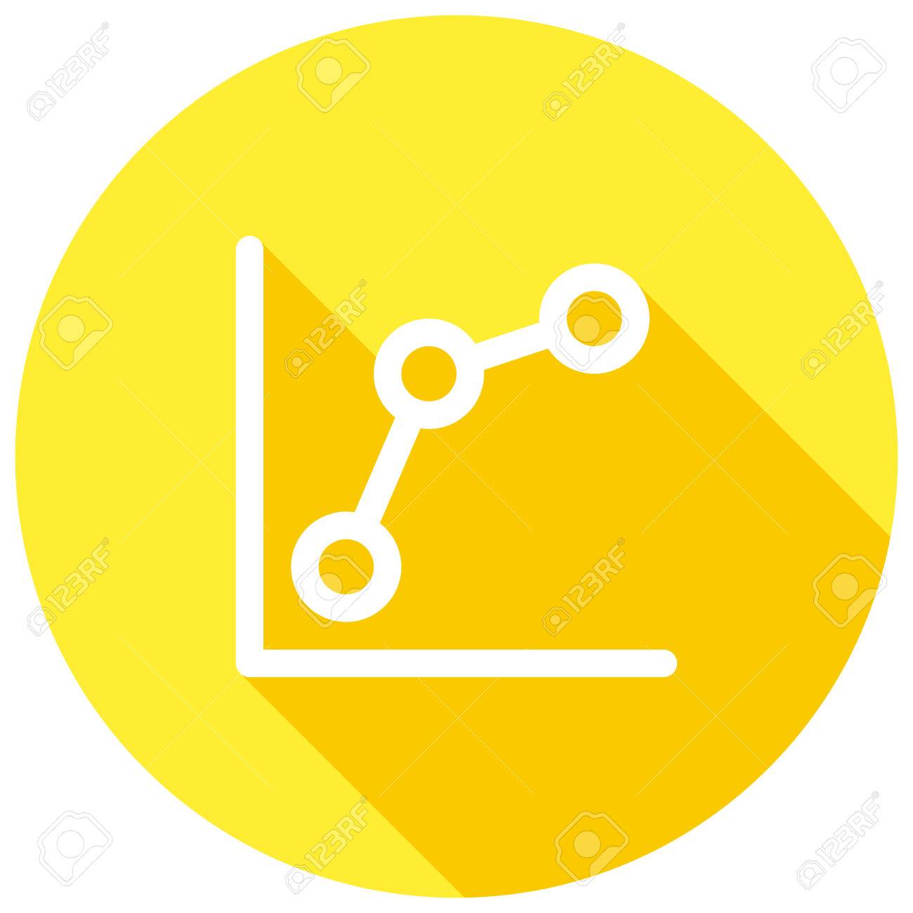 Keyword Rankings Line Chart Modern Vector Icon Royalty Free Cliparts Vectors And Stock Illustration Image
