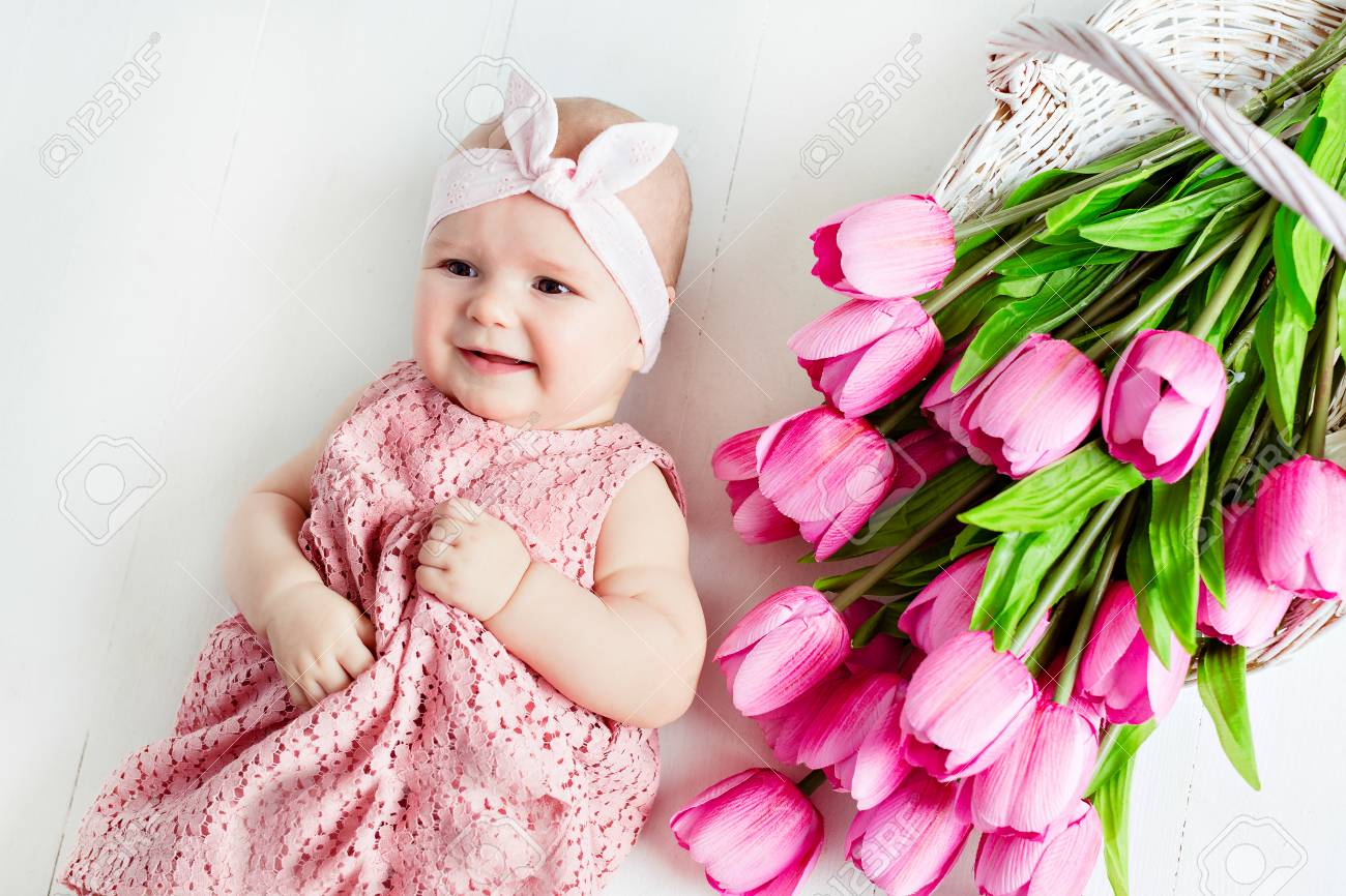 baby girl tulip dress