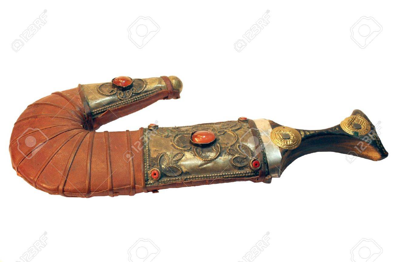 アラブの短剣 激珍品 中東アラビアの刀剣 アラビア ナイフ 2点セット