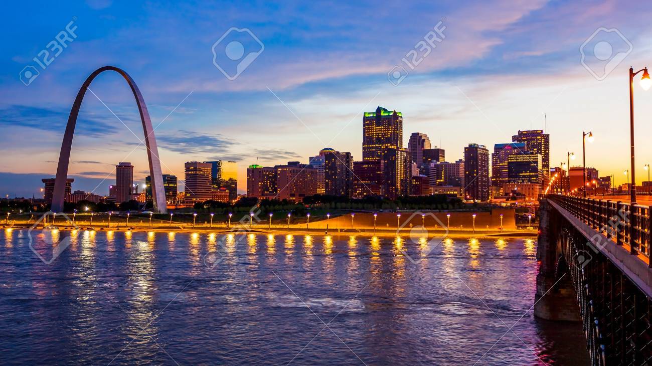 st louis missouri cityscape