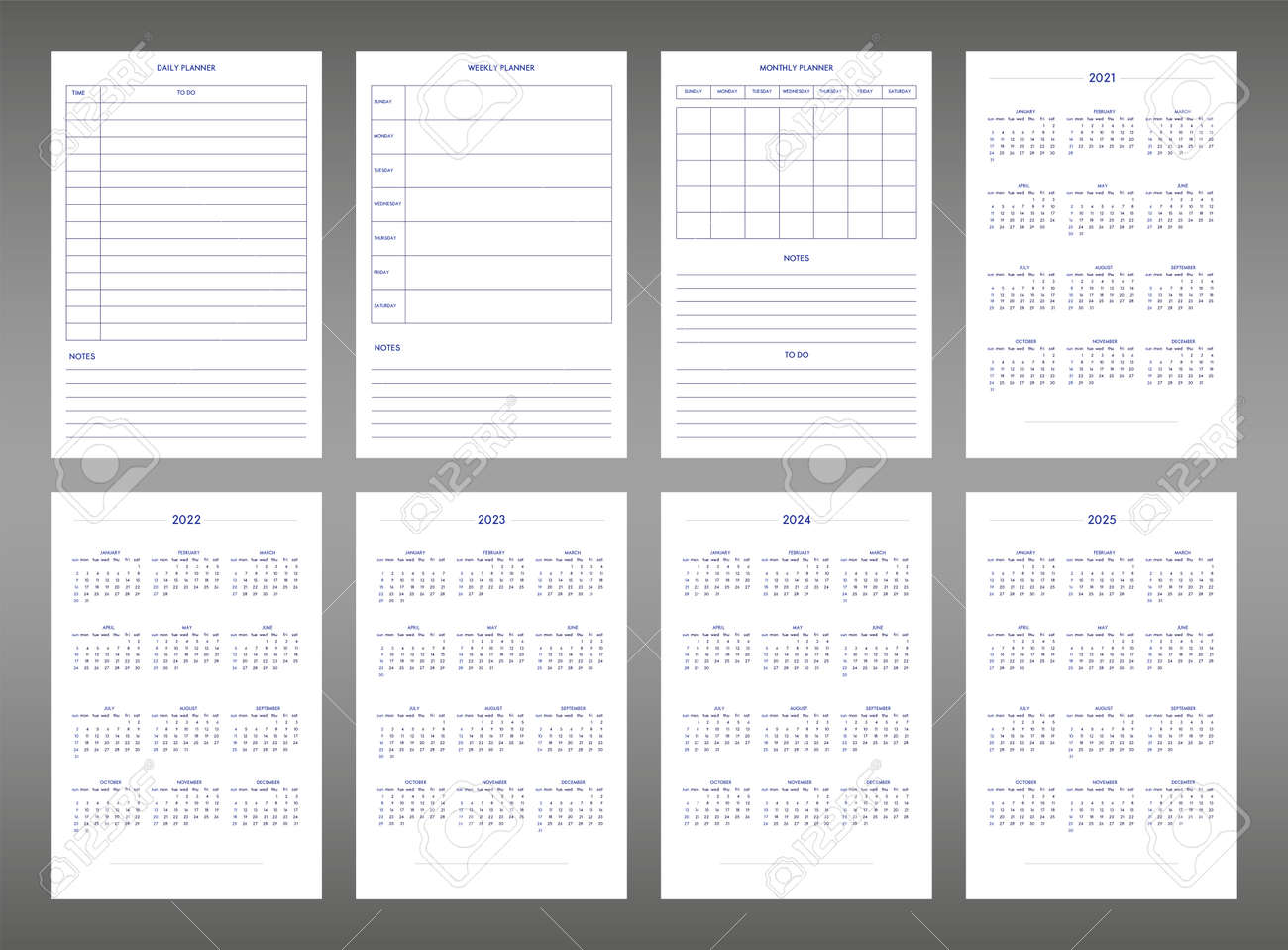 Cub Scout Planning Calendar Template 2023 2024 2022 2023 2024 2025 Calendar Daily Weekly Monthly Personal Planner Diary  Template In Classic Strict Style. Individual Schedule In Minimal Restrained  Business Design. Week Starts On Sunday Royalty Free Cliparts, Vectors, And  Stock Illustration. Image ...