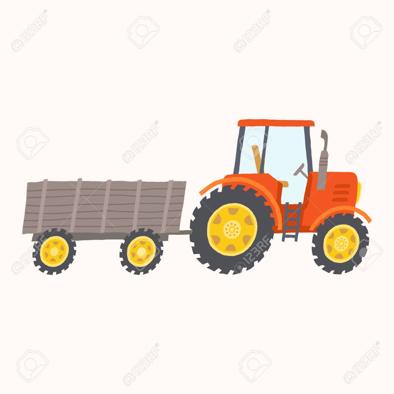 toy tractor and trailer