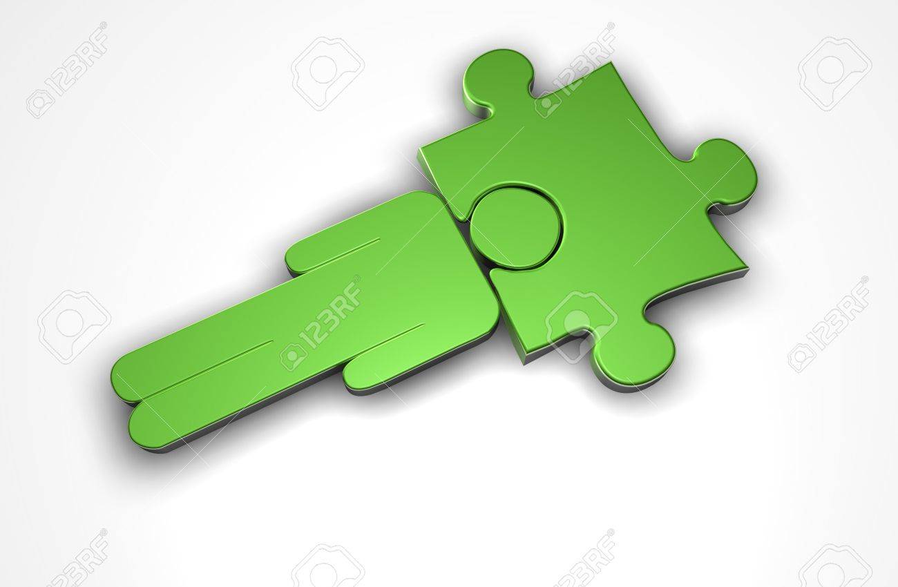 3d figure with head