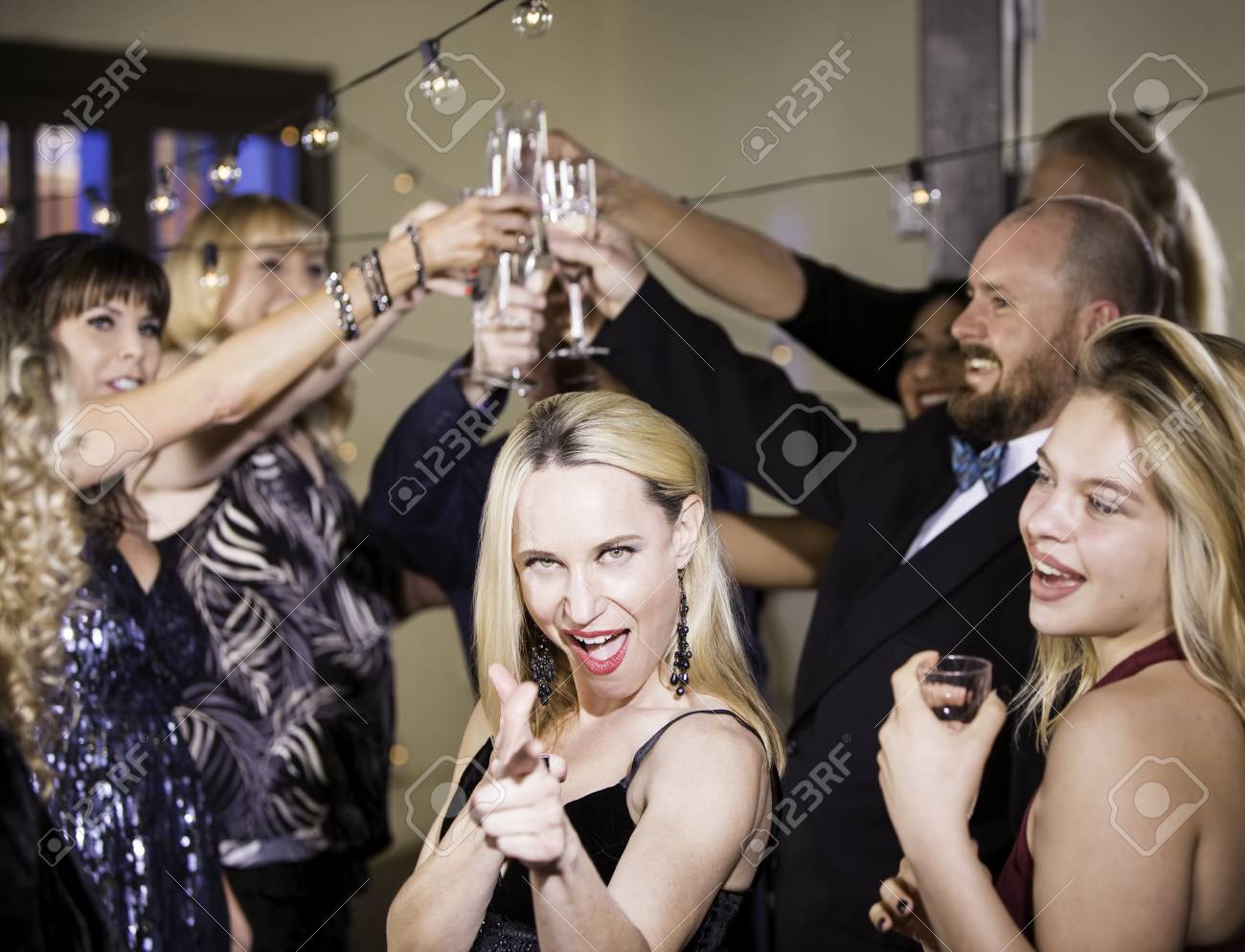 Scott Griessel / CreatistaSmiling Mature Woman At A Party Or