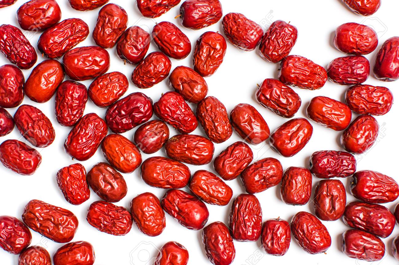 Jujube Chinese Dried Red Date Fruit On White Stock Photo Picture And Royalty Free Image Image