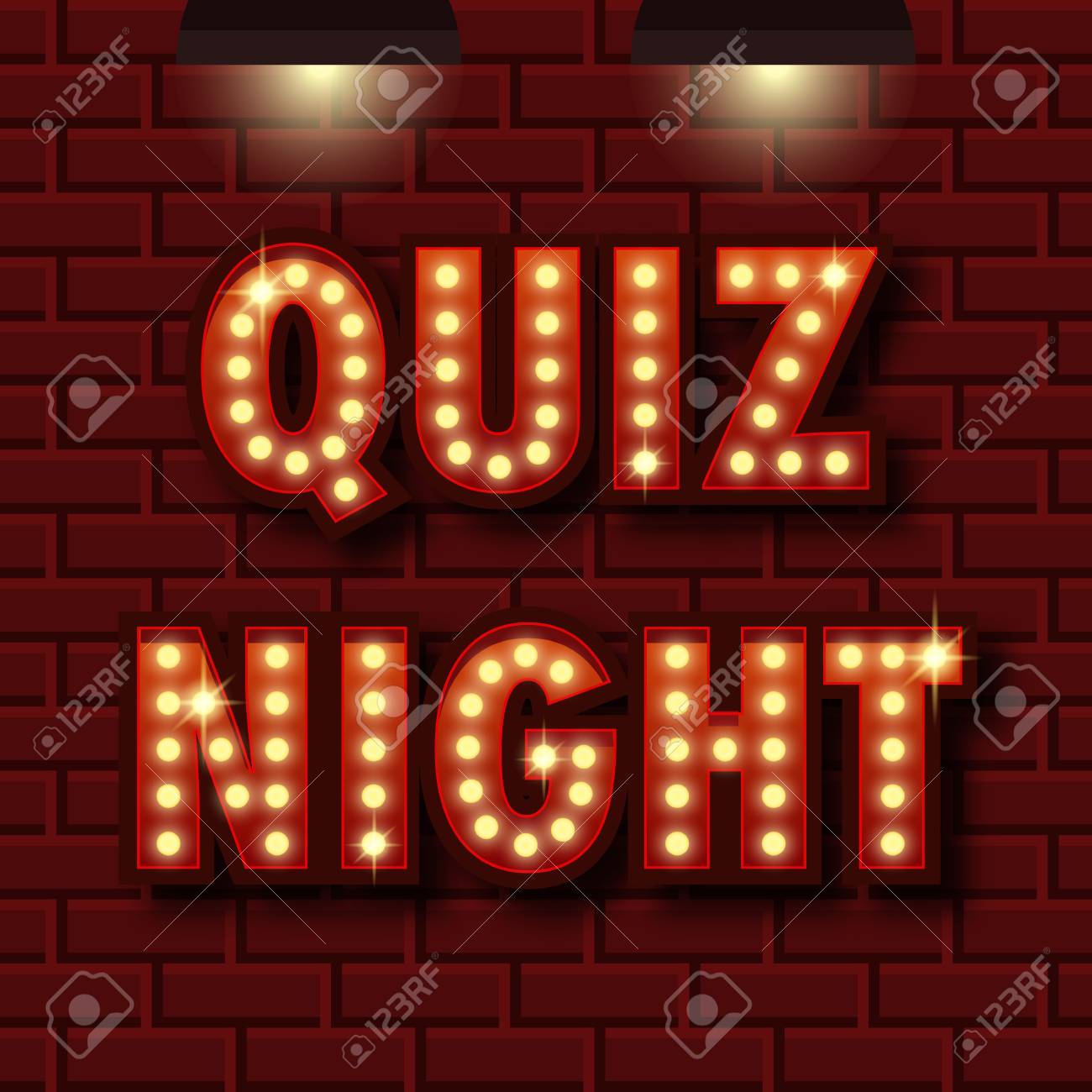 quiz night announcement poster