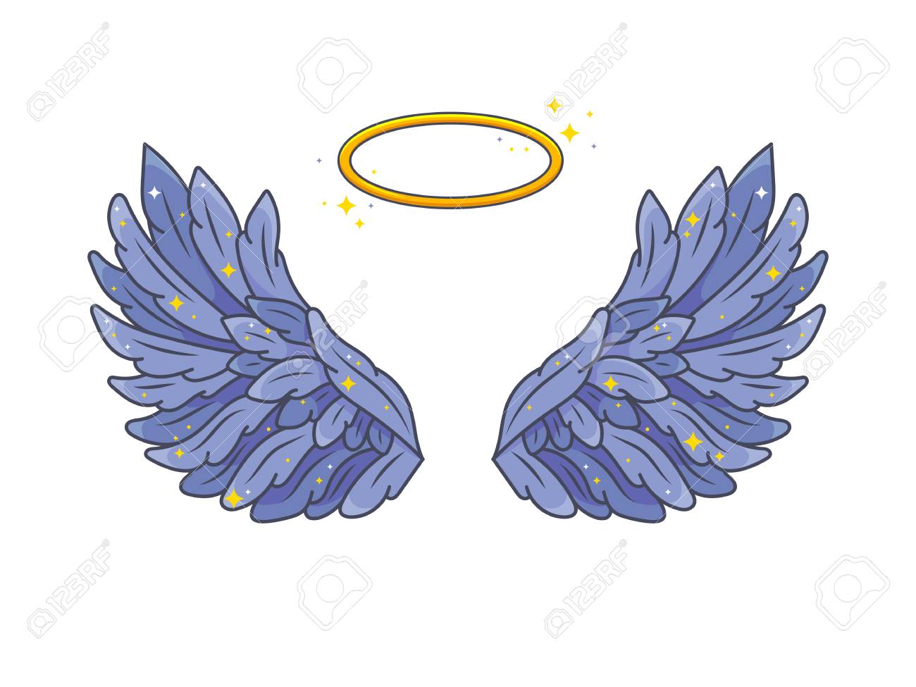 a pair of wide