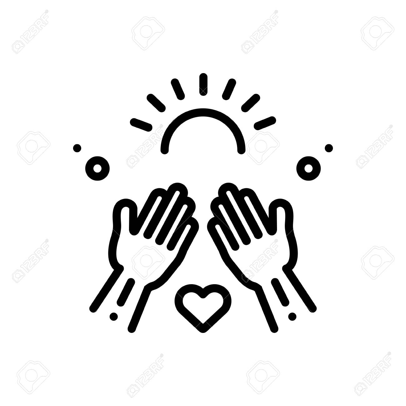 Icon For Goodness Well Being Royalty Free Cliparts Vectors And Stock Illustration Image 129467139