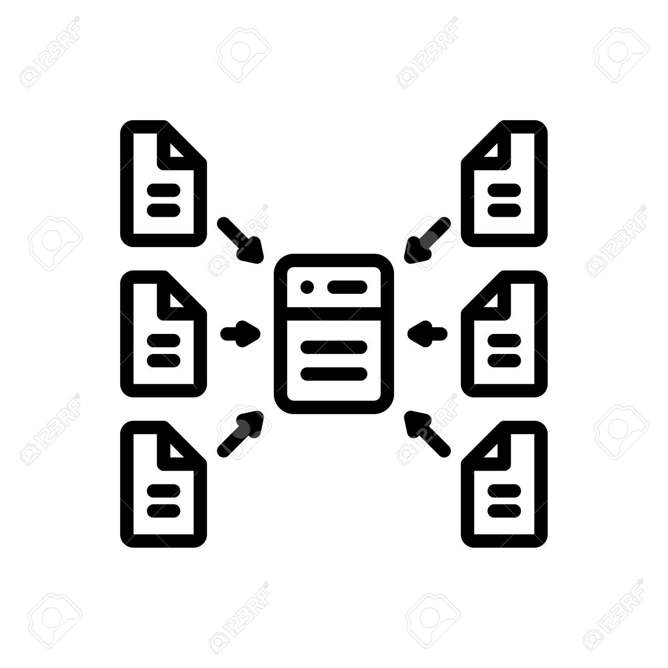 参照用のアイコン、送信のイラスト素材・ベクター Image 183526282 