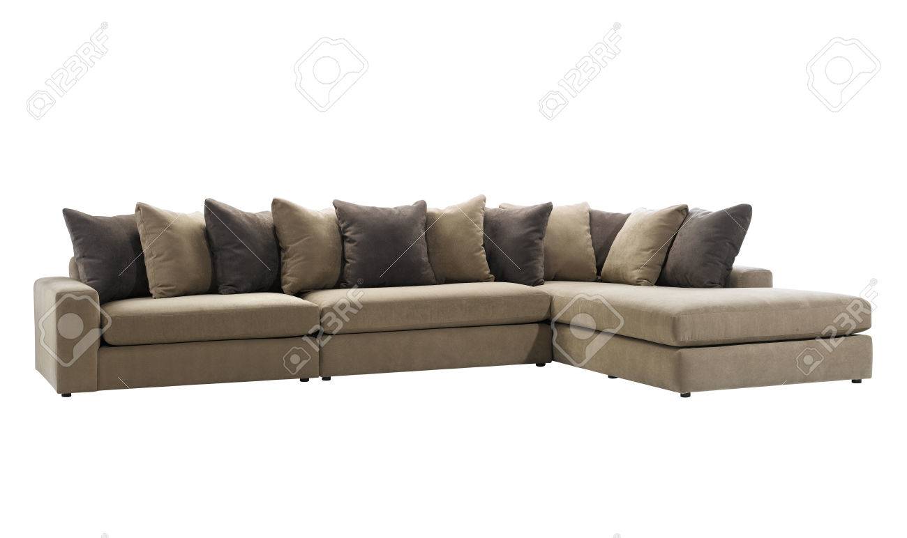 couch with big pillows