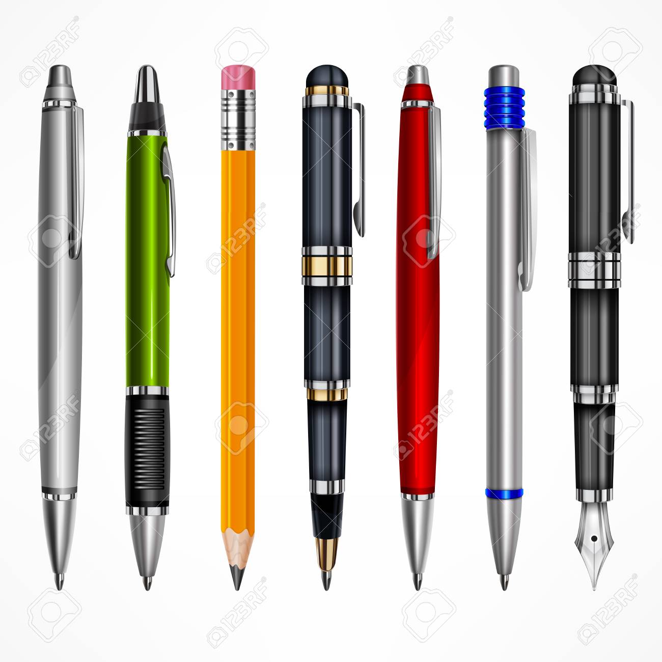 Escribir pluma para tipos de