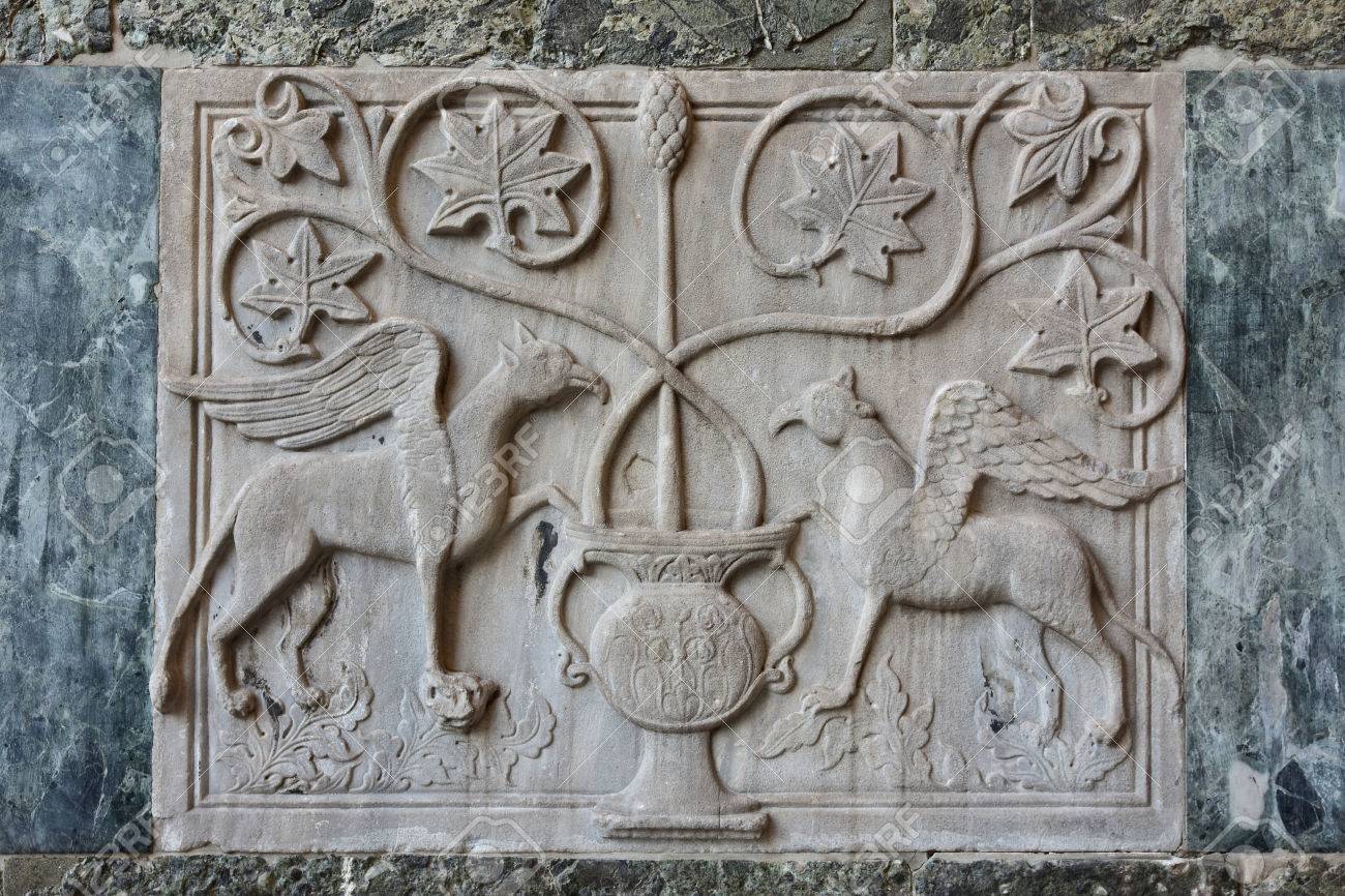byzantine relief of two