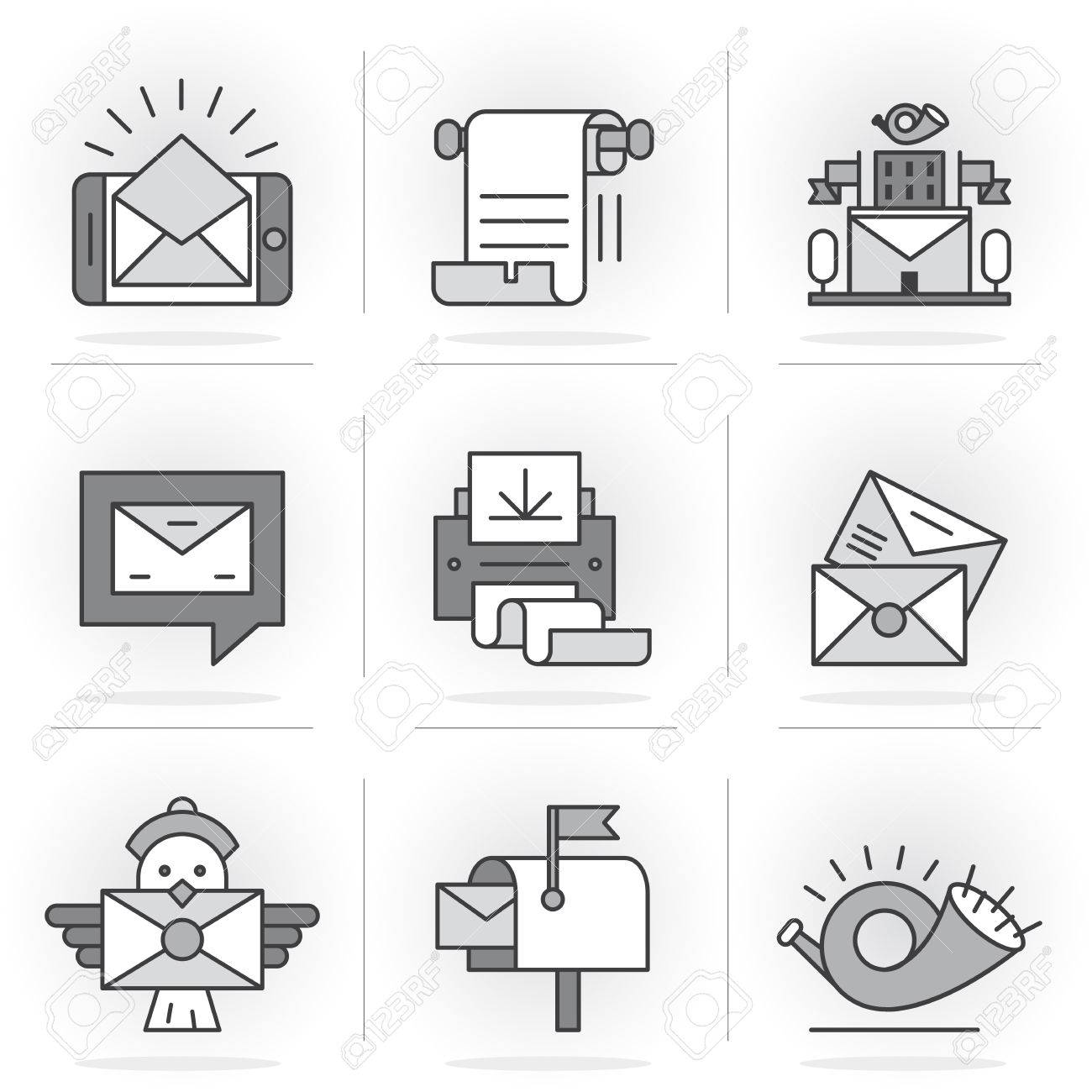 Get Drawing Post Office Clipart Black And White Pictures