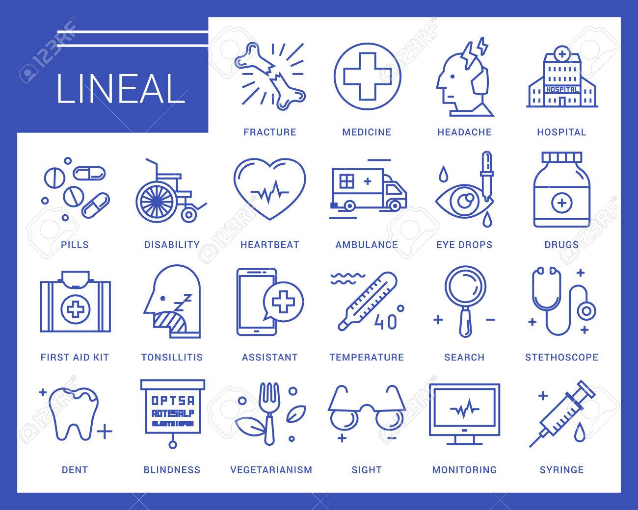 line icons in a modern style medical assistance online free medical assistance
