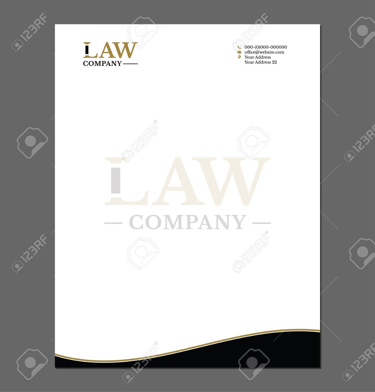 Law Or Attorney Letterhead Template For Print With Logo Royalty For Law Office Letterhead Template Free Law Or Attorney Letterhead Template For Print With Logo Royalty For Law Office Letterhead Template Free