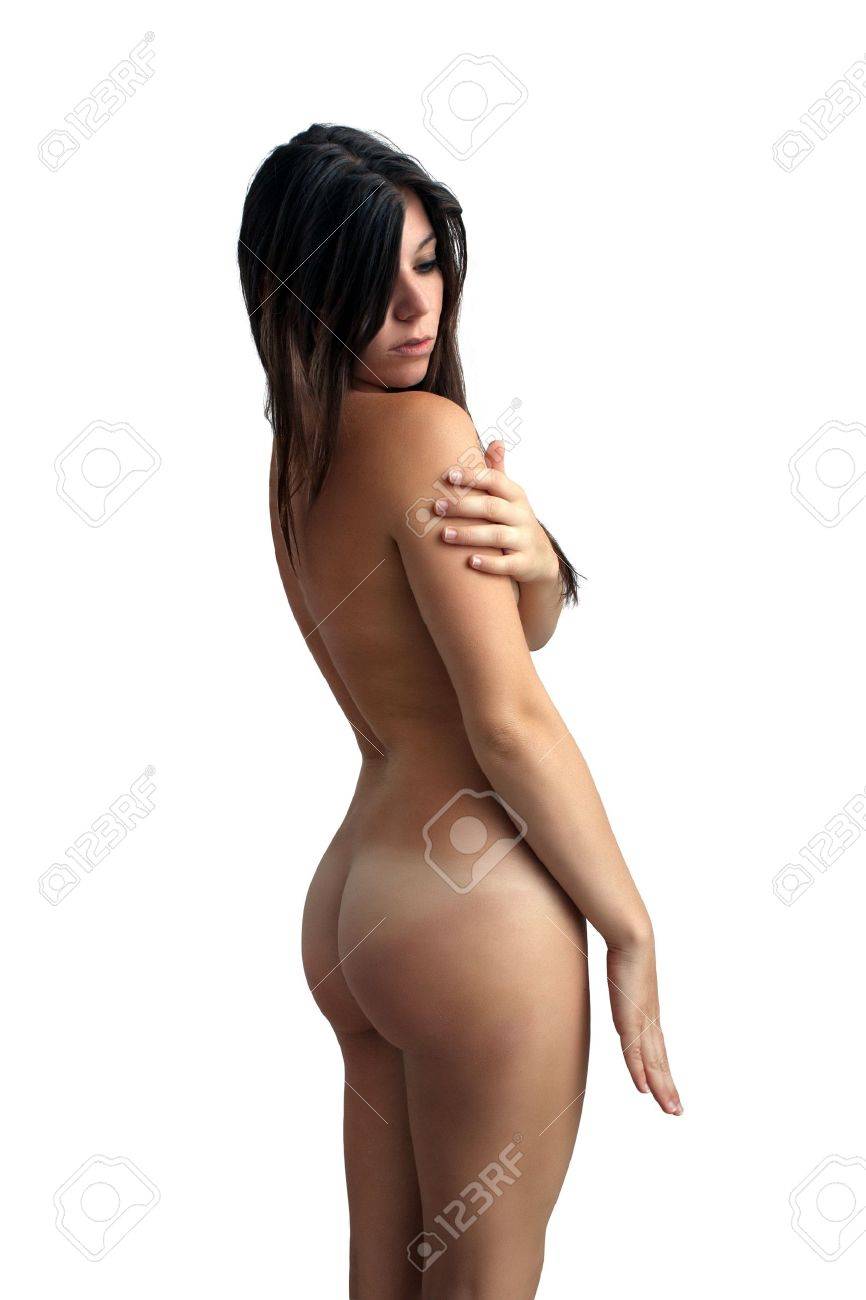 A Los Rodales Jóvenes Hermosas Morenas Desnudas, Aisladas Sobre Un Fondo  Blanco Con Copyspace Generosa. Fotos, retratos, imágenes y fotografía de  archivo libres de derecho. Image 13272325